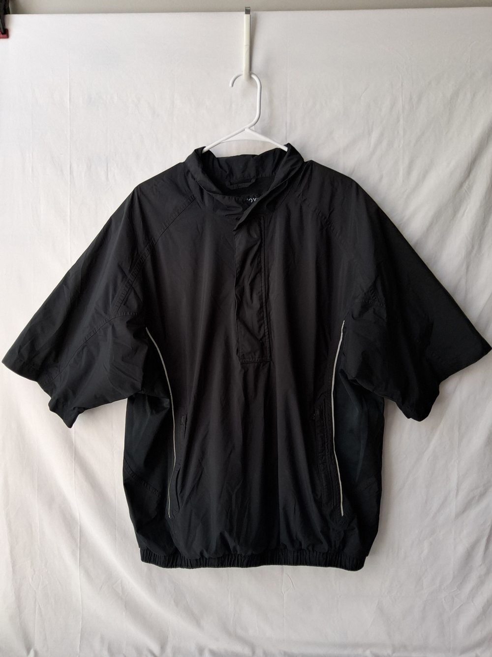 Dryjoy by FootJoy Black Short-Sleeve‎ Windbreaker Pullover